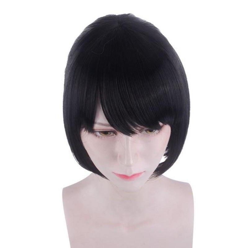 Anime Shinomiya Kaguya 35CM Short Nature Black Styled Wig Anime Kaguya-sama Love Is War Heat Resistant Cosplay Hair Wigs