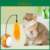 Tumbler Electric Cat Ball Pet Pet Cat Toys Soft Rolling Ball Feather Cat Stick Cat Toys Dog Kitty Toy For Cats Products Things
