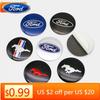 Car Sticker 2026 Ford New 2025 Hot 4Pcs 56mm Car Wheel Center Hub Cap Badge Logo Sticker For Ford Mondeo Focus Fusion Escape Kug