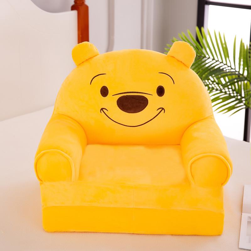 Cartoon Children's Multi-Layer Folding Plush Sofa Bed 