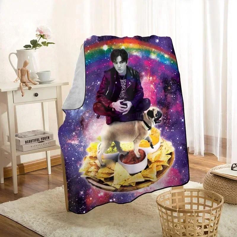 New Arrival Singer Dimash Blanket Throw On Home/Sofa/Bedding Portable Adult Travel Cover Blanket 0929p