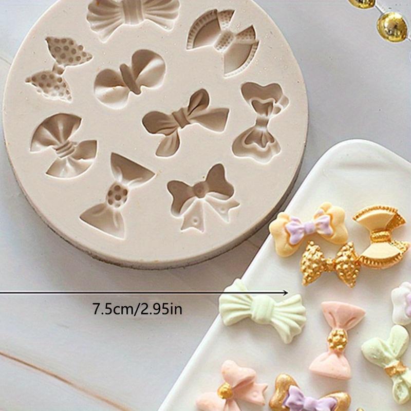 1 buc. Fundițe Mulate Silicon Fondant Bomboane de Zahăr Cake Pop Fundă Mulate Artizanale pentru Decorarea DIY a Torturilor