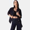 Levis 90s Loose Fit Shoulder Versatile Simple Jacket Women Jacket Dark-Blue 001C2-0001