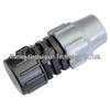 20mm PE Lock Plug for Drip Irrigation Pipes - Ring-shaped Connector for Agricultural and Greenhouse Use