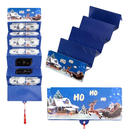 Christmas Cash Gift Envelope Surprise Money Holder with 10 Slots DIY