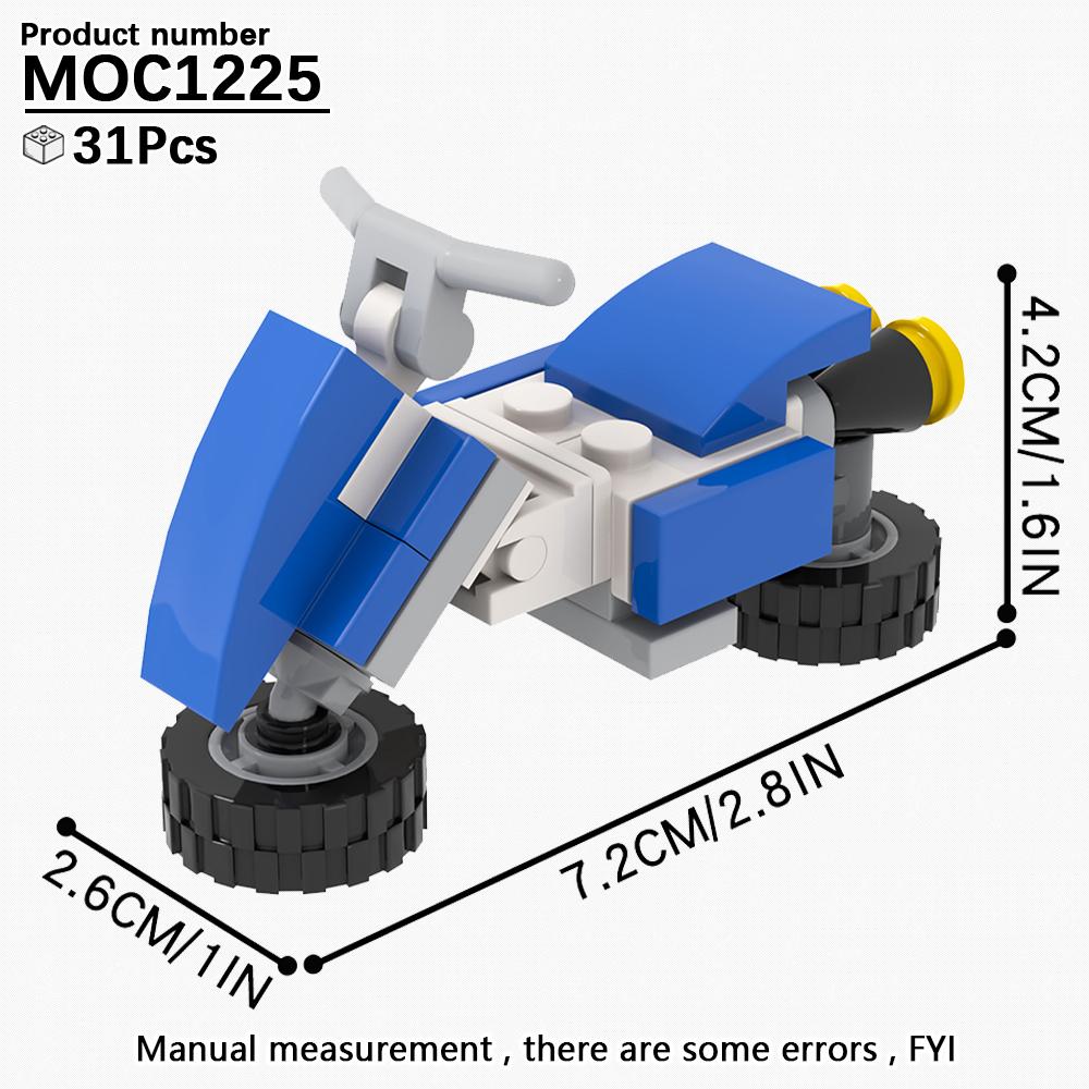 MOOXI MOC Mecha Car Motorcycle Bricks Vehicle Game Anime Compatible Figures Building Blocks Adult Toys For Children Friends Gift