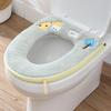 Wasserdichte Winter-Kaninchenvelours-Toilettensitzauflage