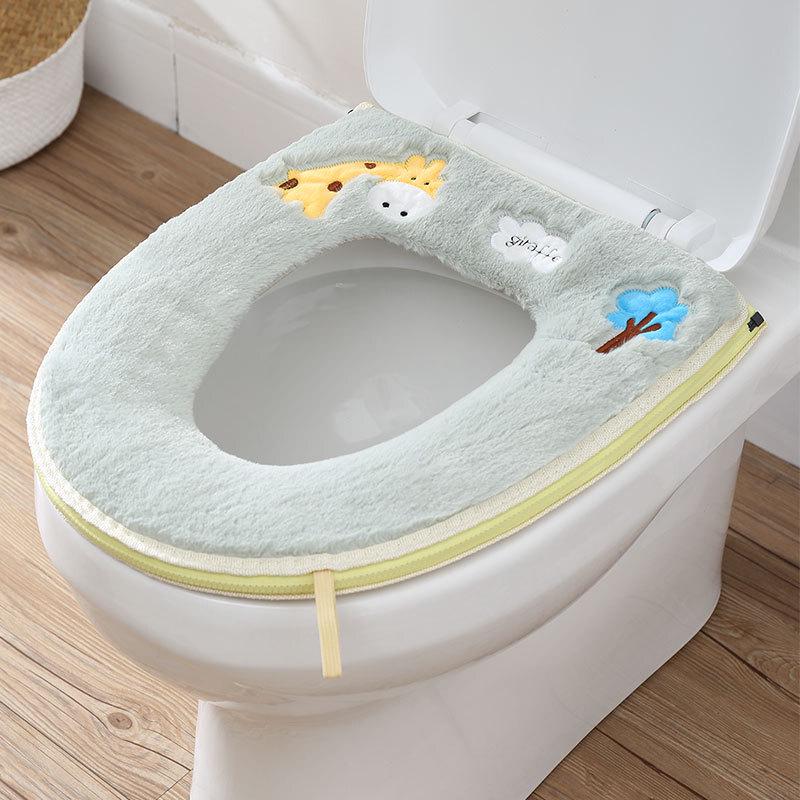 

Winter Waterproof Rabbit Velvet Toilet Seat Cover