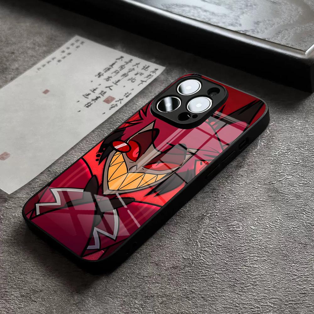 Hazbin Hotels Alastor Handyhülle Für IPhone 16 Pro Max 14 17 Air 12 15 11 13 Mini X XR XS Max SE Glasabdeckung