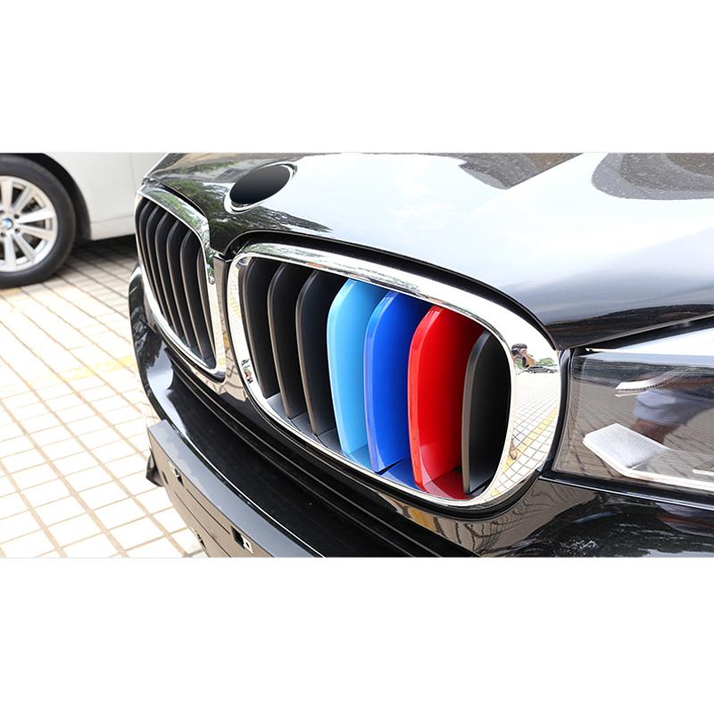 3st M Färg ABS Grillgaller Njurremsskydd för BMW X5/X6 2014-2016