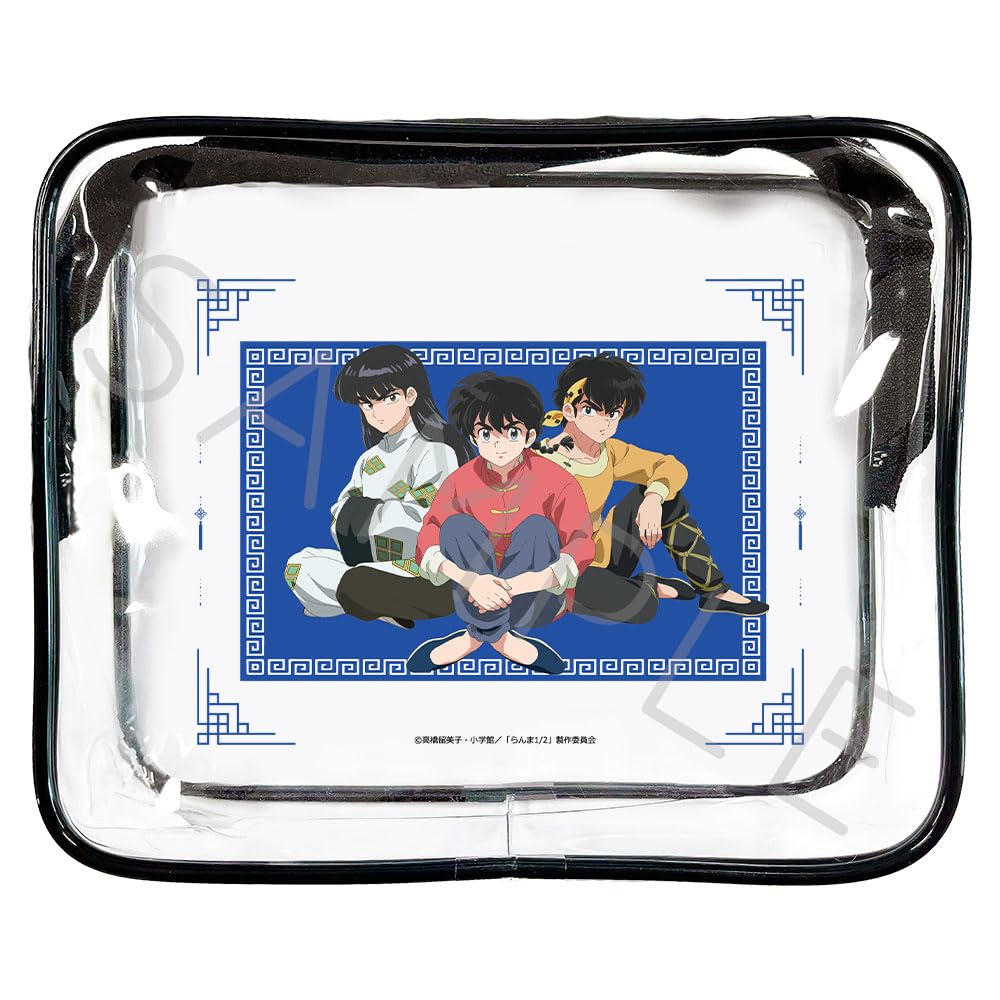 TV Anime "Ranma 1/2" [Ranma, Ryoga, and Mousse] Vinyl Pouch E