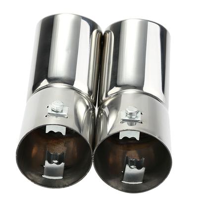 Dual Pipes Stainless Steel Exhaust Tail Pipes Muffler