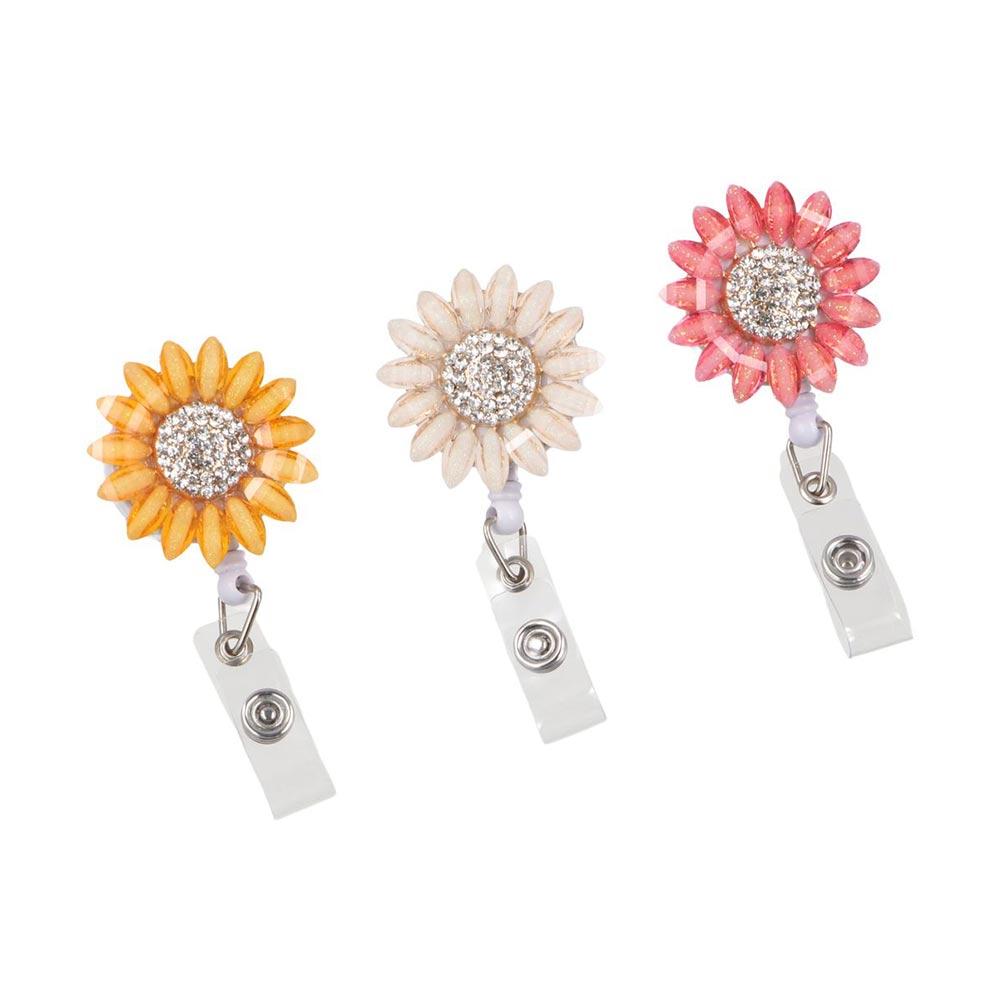 Easy Pull  ID Lanyard Retractable Badge Reel Badge Holder Badge Card Reels ID Card Clips