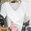 2026 Rippstrick-Kurzarm-Schlankmacher-T-Shirt für Damen in Übergröße