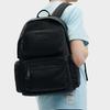 FILA Fashion Casual Multi-Pocket Fabric Mini Backpack Men backpacks Black F13M428103FBK