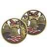 250th Anniversary Commemorative Coin Independence Day Founding Medal Challenge Coin Embossed Metal Coin Color Printed Badge