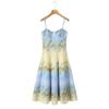 2025 Autumn European Style Women's Bohemian Resort Print Dress 7733
