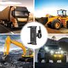 Heavy Duty Truck Phone Mount Vibration Proof with Super Clamp Secure Holder for Excavator Forklift Dashboard, Anti-Shake