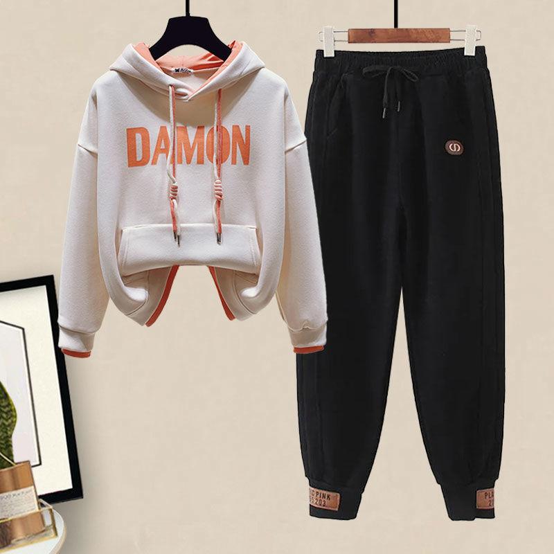 

Толстовка с капюшоном, повседневные спортивные штаны, спортивный костюм, зима M