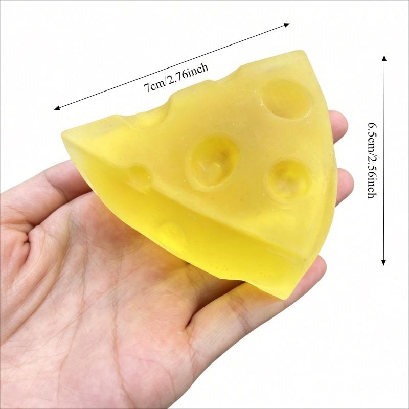 

Squishy Triangular Cheese Maltose Fidgets Toys Super Soft Cheese Squeeze Toy Funny Anti-stress Sensory Toy for Adults Gifts