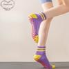 Summer Thin Style Women's Anti Slip Breathable Yoga Socks Indoor Sports Dance Yoga Pilates Socks