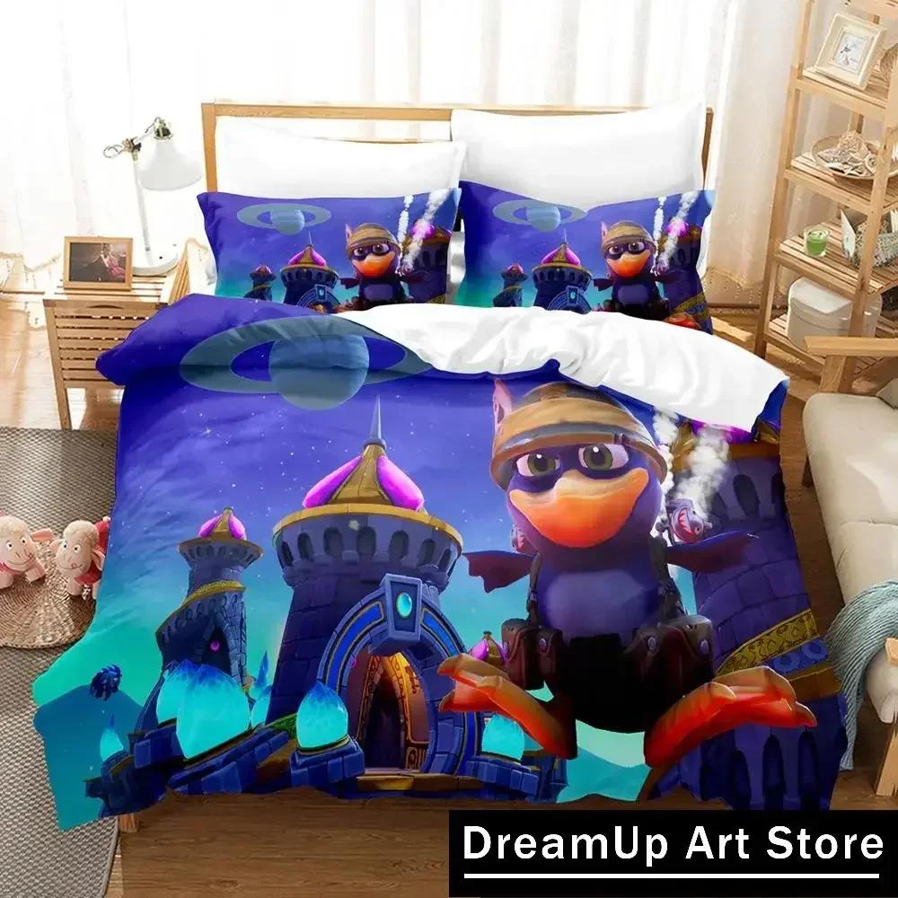 Game Spyro Dragon Reignited Trilogy Bedding Set Boys Girls Twin Queen Full Size Duvet Cover Pillowcase Bed Adult Bedroom