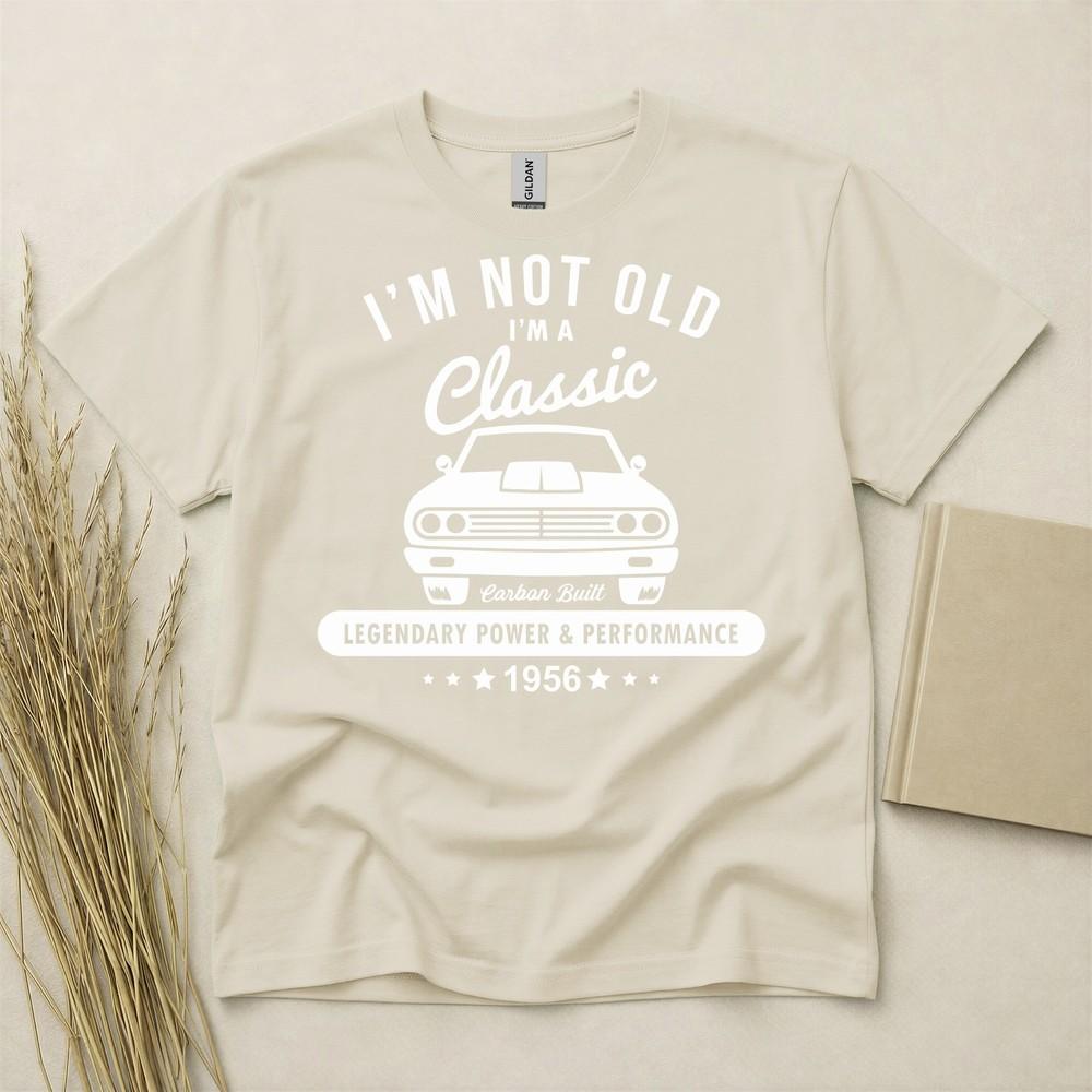 70th Birthday Tshirt Born In 1956 70 Years Old Gifts Classic Car T Shirt Tee