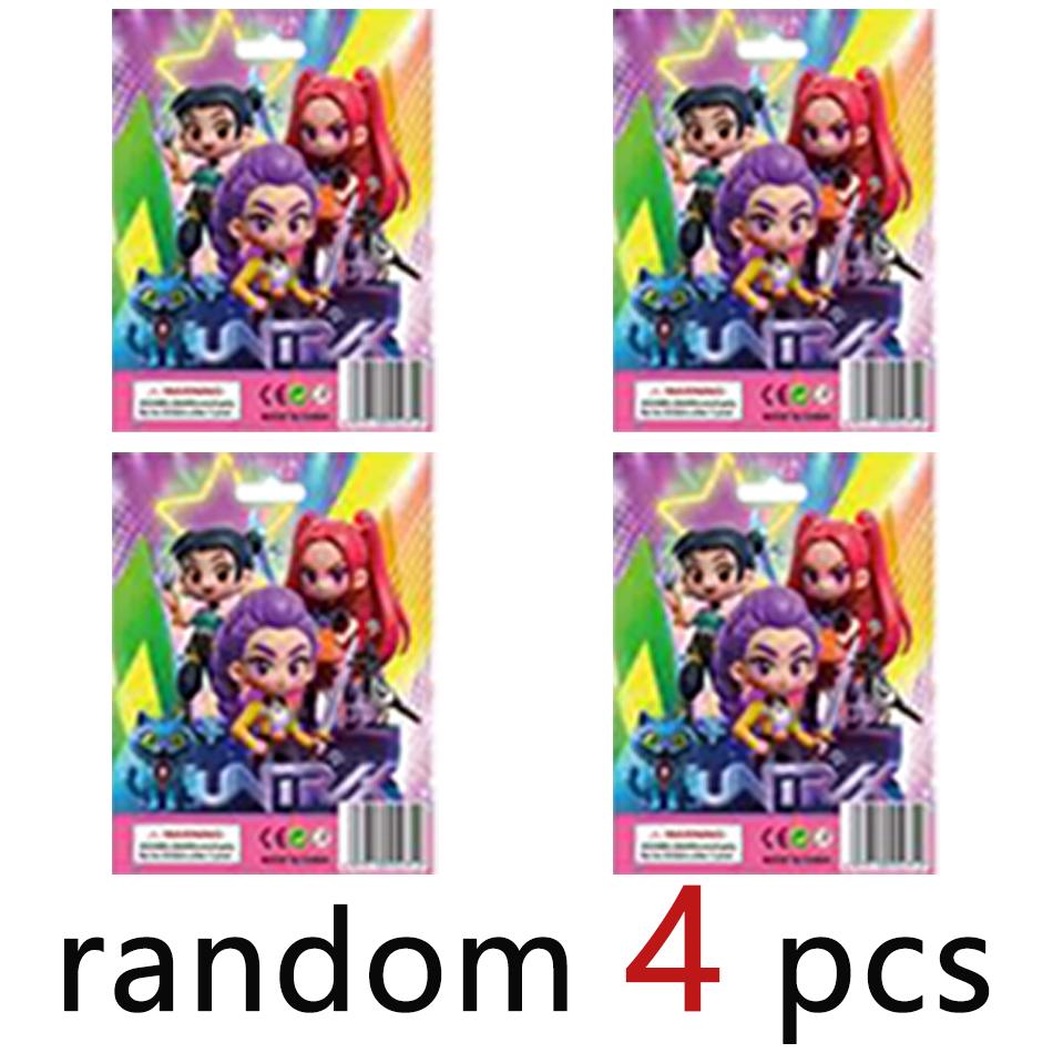 Kpop Dämonenjagd Blind Box Serie Figur Modell Spielzeug Cartoon Gaming Zubehör Schreibtischdekoration Halloween/Weihnachten für Kinder GeschenkK