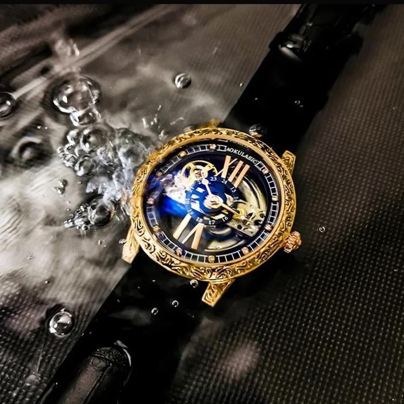 Herren Automatische Mechanische Uhr High-End Schön Leuchtend Wasserdichte Uhr