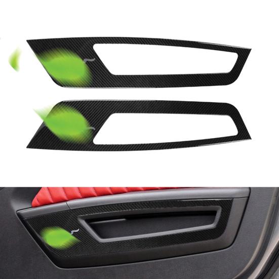 

Front Door Panel Interior Trim Cover Decorative Sticker for Ford Mustang