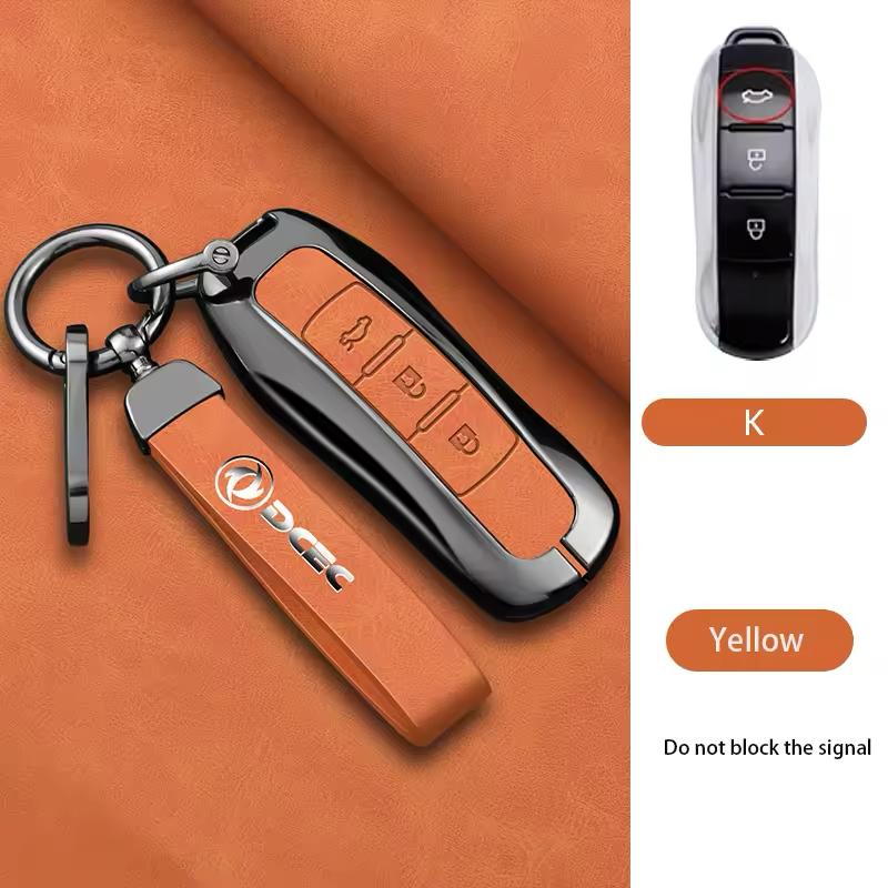 3 button car keychain case, suitable for Dongfeng Fengxing Fengguang ix5 580 ix7 Seres Sf5 2021 car keychain keychain accessorie