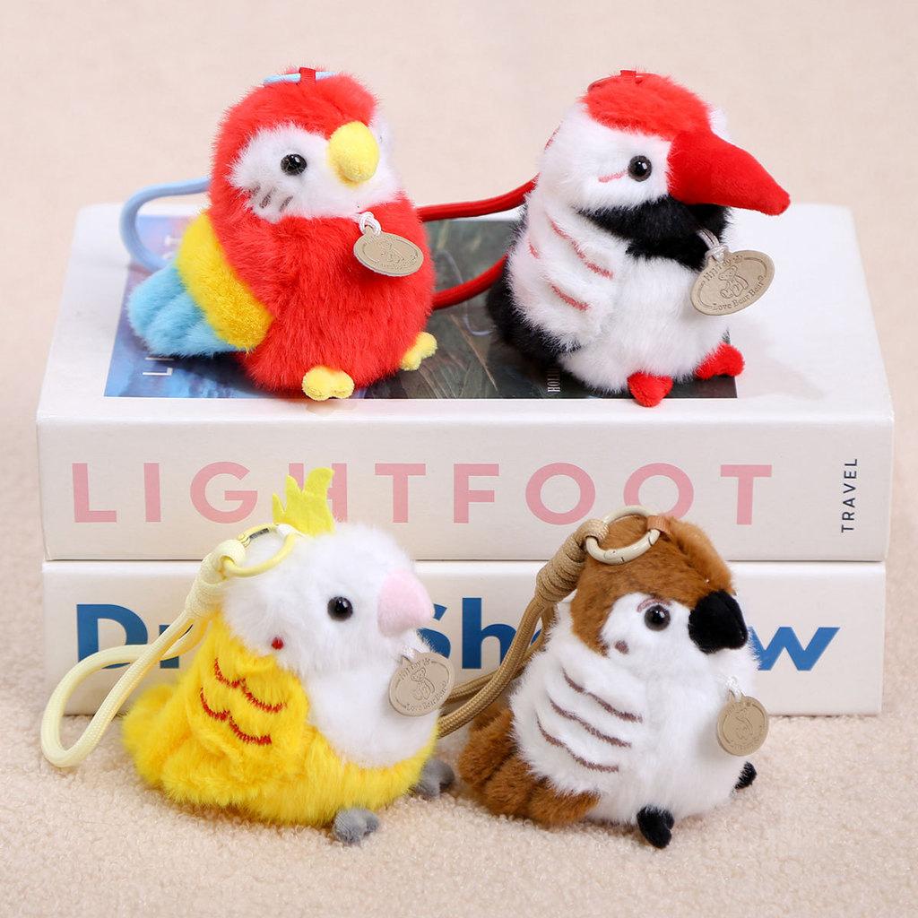 Plush Bird Keychain With Soft Cotton Filling For Girls And Women