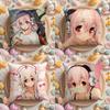S-SUPER Anime S-SONICO Poszewka na poduszkę do domu i samochodu, wielofunkcyjna - Dwustronna, Miękka i Trwała do codziennego użytku