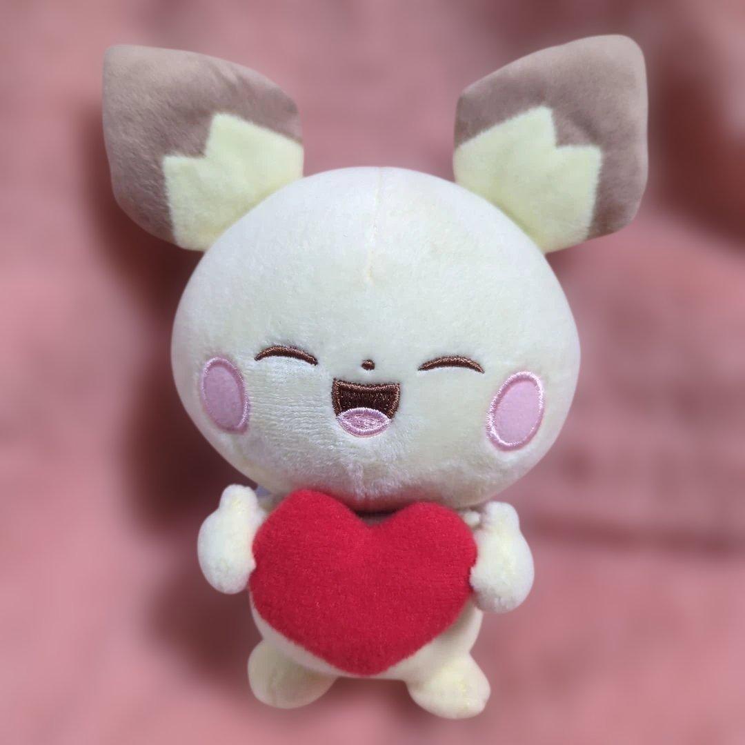 Pokepiece Plush Mellow Heart Pichu