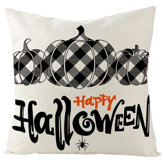 New Halloween Pillowcase Home Fabric Sofa Car Bedside Cushion Cover