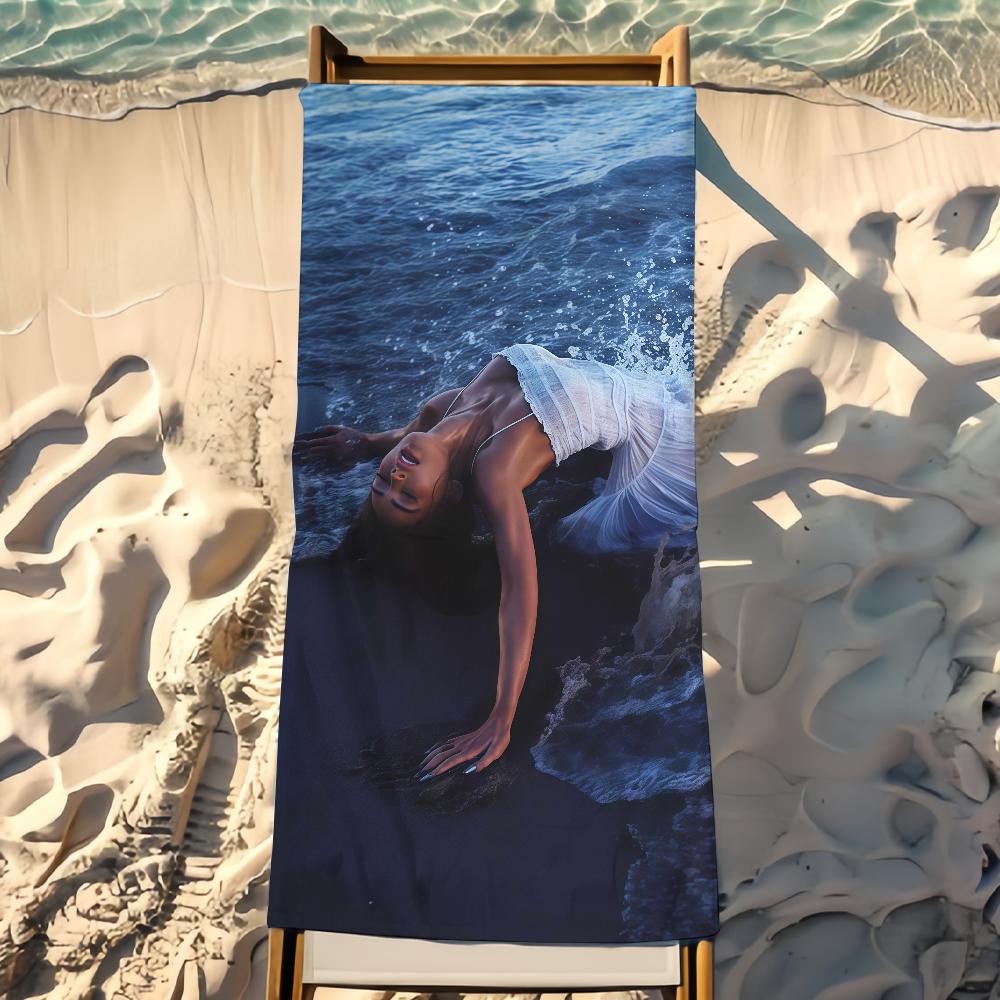 Actor Megan Fox Towel Beach Towel Travel Lightweight Skin Friendly for Pool Beach Camping Cruise Summer