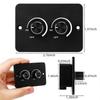 Enhanced DC 12V PWM LED Dimmer Switch for Travel Trailers, Marine, Vans & Trucks - 2 Gang Quality Control