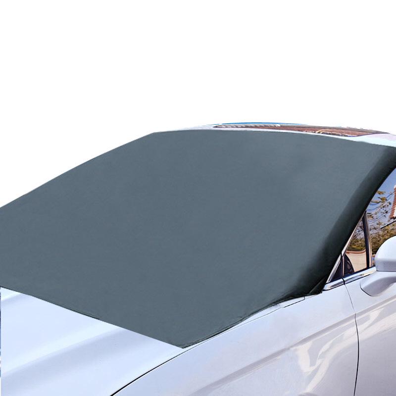 Universeller magnetischer Schnee- und Sonnenschutz für Autos - Frost- und eisbeständig, Ganzjahres-, Halbautoabdeckung