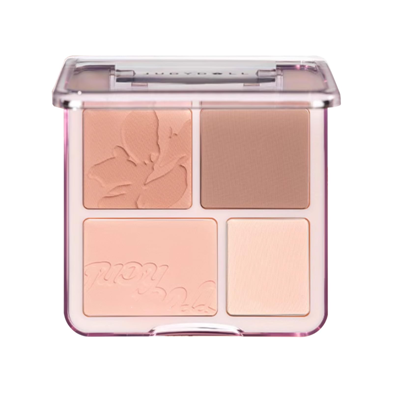Judy Doll Cheek Palette - Chinese Cosmetics - Matte Highlighter Multi-Palette (#06 Natural Beige)