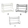 Sturdy Stainless Steel Storage Rack Home Accessory Portable for Bedroom and Kitchen Double Layer Desktop Organizers