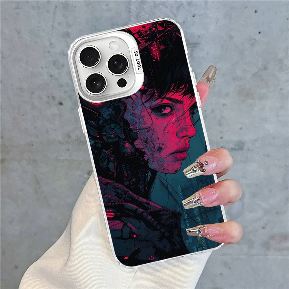 

Аниме G-ghost In The S-shell Мультяшный Чехол для Телефона Для IPhone 17 16 15 14 13 12 Pro Матовый Ударопрочный Задний Противоударный Матовый Чехол iPhone 12pro max