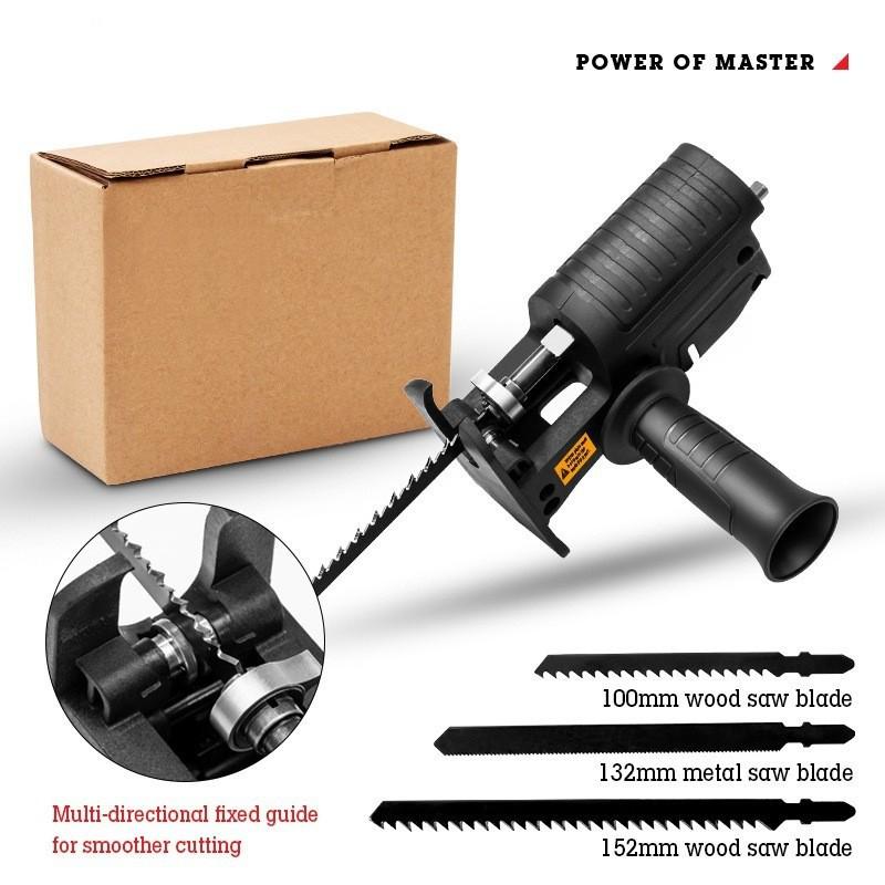 Electric Drill to Reciprocating Saw Converter Kit: Handheld Electric Jigsaw & Saber Saw Accessories