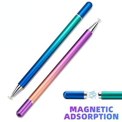 Magnetic Touch Screen Stylus Pen Gradient Color Built-in Replaceable Suction Tip Clear Disc Capacitive Pen ZPG