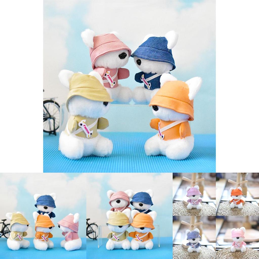 Adorable Cute Rabbit Plush Keychain Soft Stuffed Animal Bag Pendant Doll