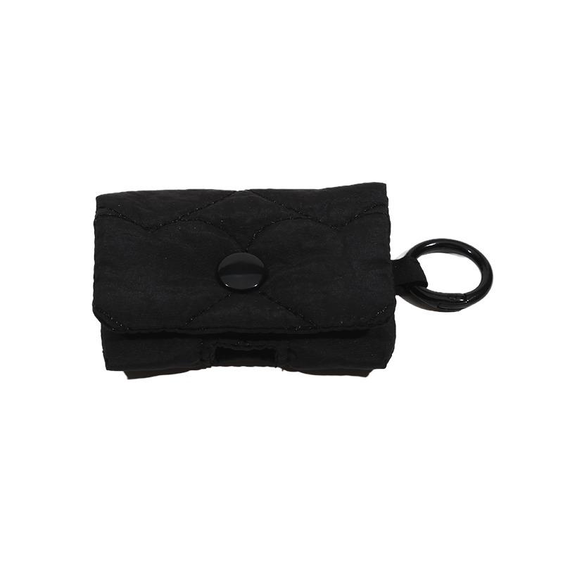 

1pc New With Buckle Earphone Bag Soft Cloth Data Cable Coin Purse Lightweight Earphone Case For AirPods