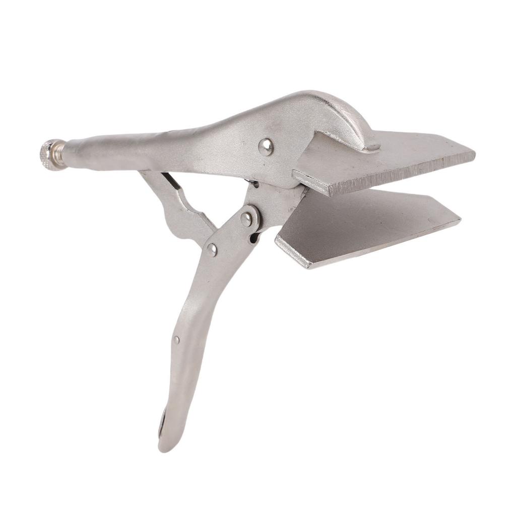 10 tums låsande plåtklemmor kraftig kolstål näbbplattång svetslåsande tång för bilreparation