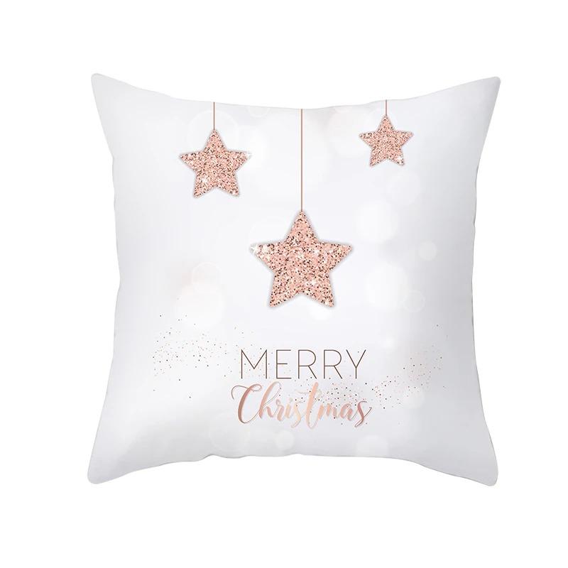 Christmas Themed Pillowcases Car Ornaments Office Santa Claus Living Room Sofa Home Pillowcases