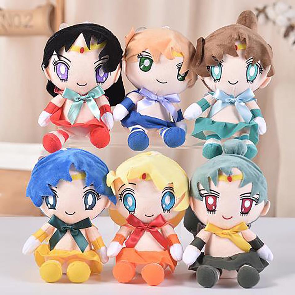 Brinquedos de Pelúcia do Anime Sailor Moon Boneca de Pelúcia Tsukino Usagi Kaiou Michi Figura de Ação de Desenho Animado Modelo Coleção Brinquedos de Decoração