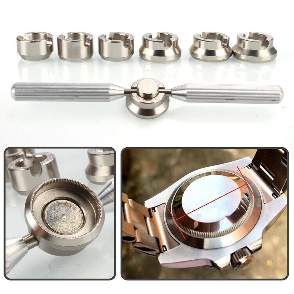 Back Case Opener Cover Remover Watch Repair Tool Kit for Rolex and Tudor, 5537