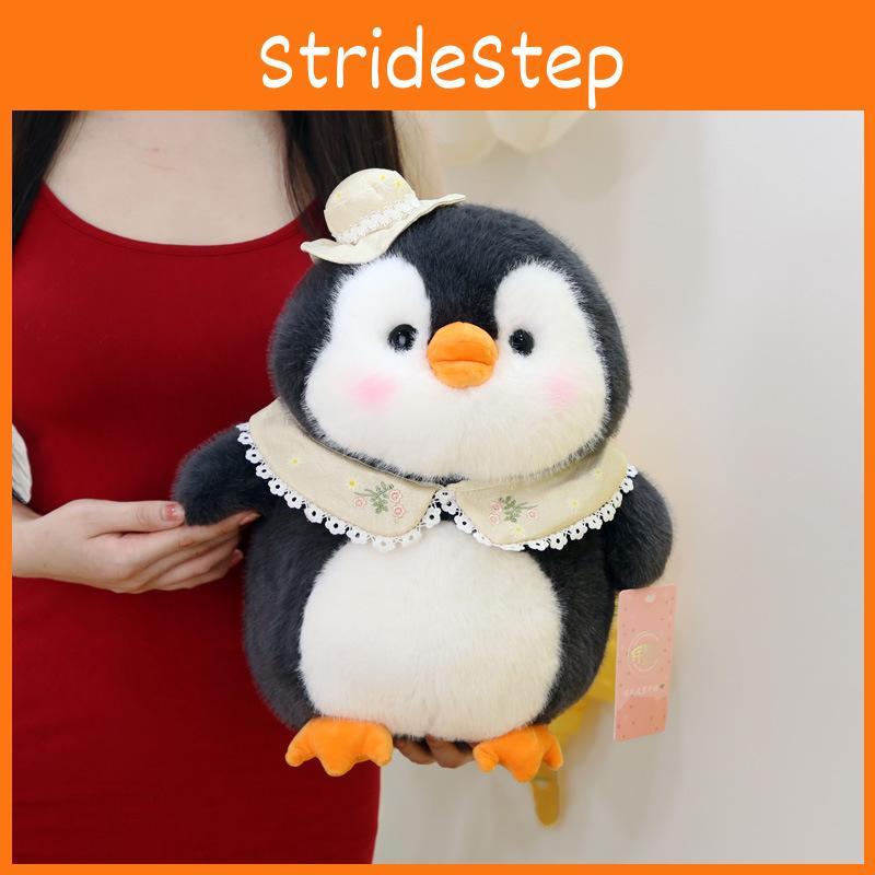 Entzückende Graue Plüschpinguin-Puppe Weiches Spielzeug Ideal Für Kinder zum Schlafen Und Als Beruhigendes Geschenk